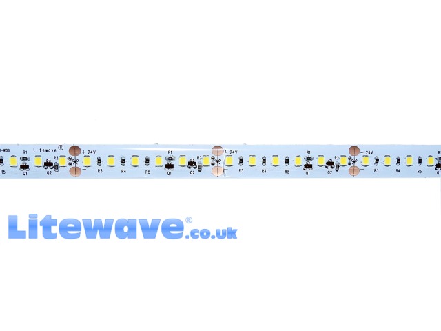 The LEDs are spaced closely together for dotless light when used in a channel or profile